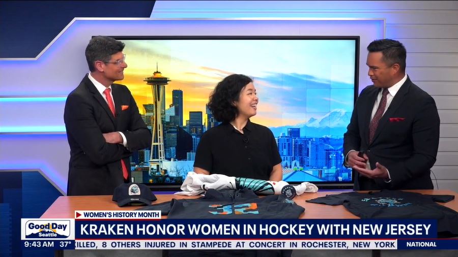 [FOX 13 News] Women in Hockey night: Seattle Kraken to honor women in hockey with new jersey
