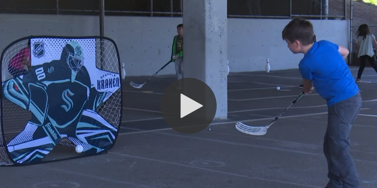 [KING 5] Seattle Kraken donate floor hockey kits to 162 western Washington schools